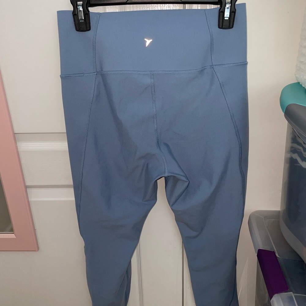 Soft blue leggings size large